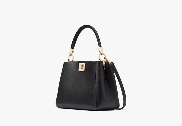 Phoebe Small Top Handle Bag Black Black