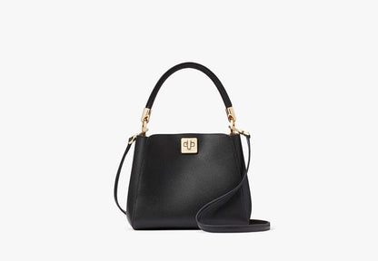 Phoebe Small Top Handle Bag Black Black