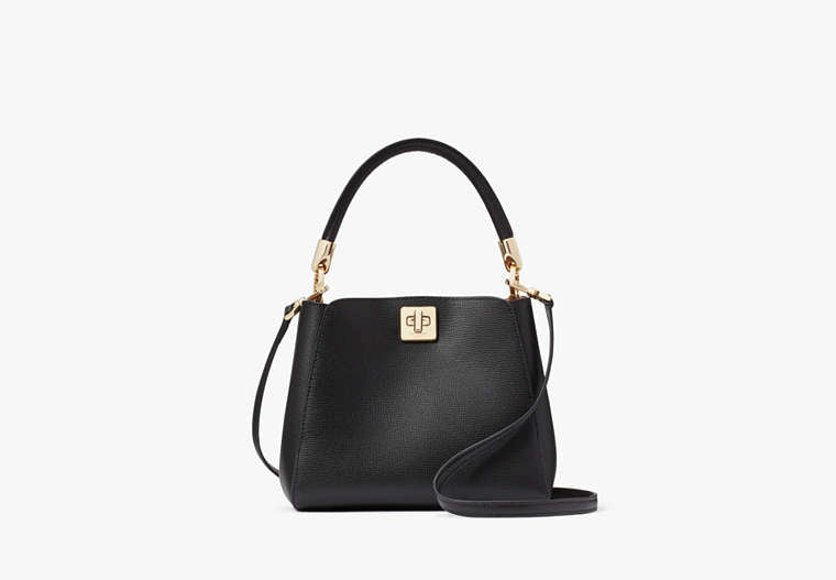 Phoebe Small Top Handle Bag Black Black
