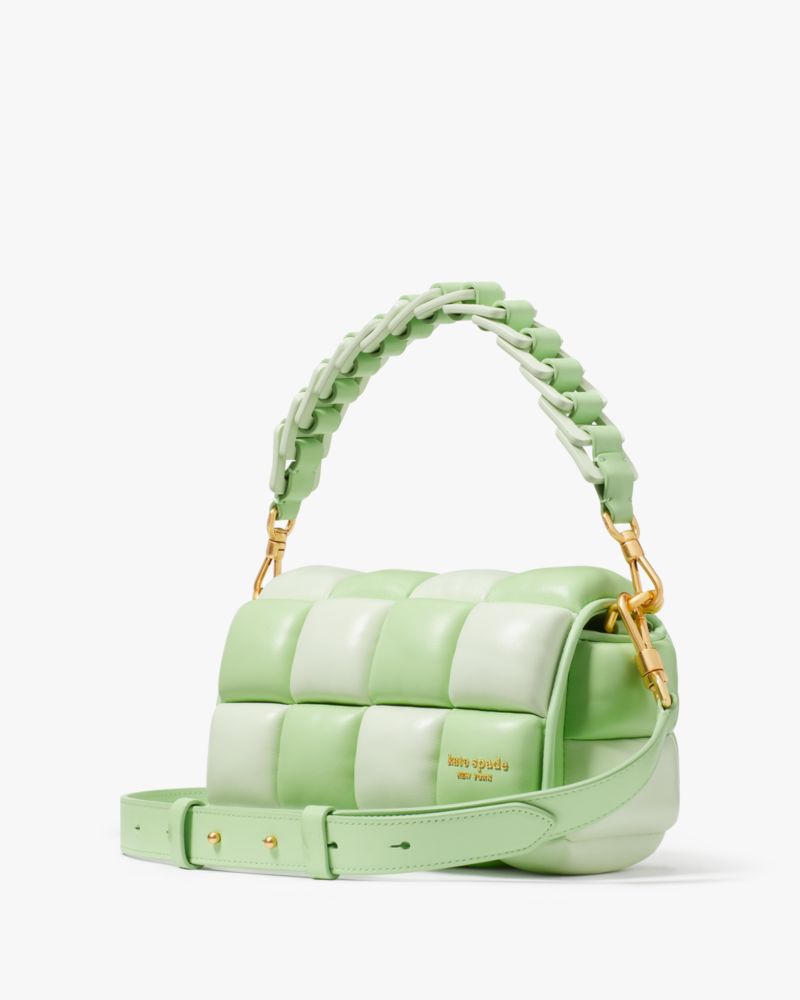 KateSpade Boxxy Colorblocked East west Crossbody Serene Green Multi