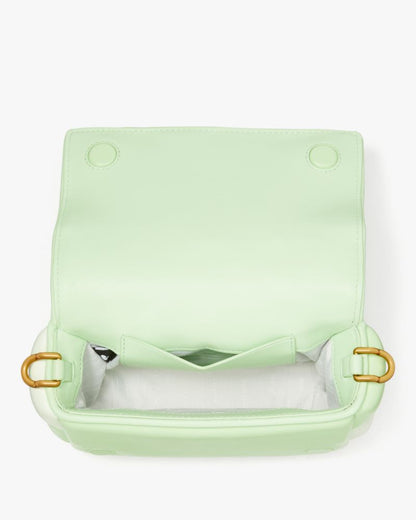 KateSpade Boxxy Colorblocked East west Crossbody Serene Green Multi