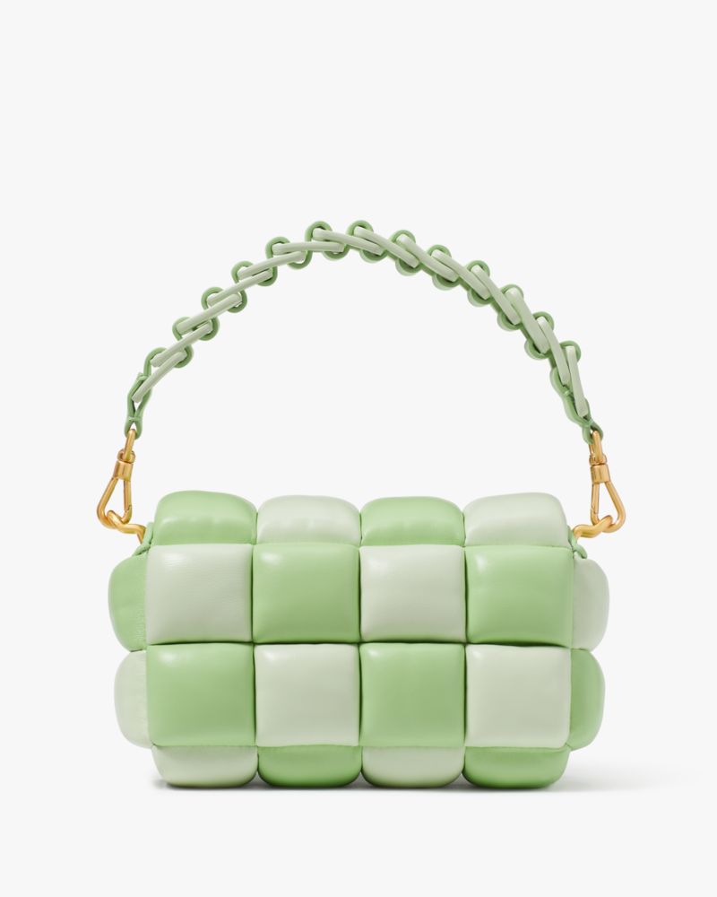 KateSpade Boxxy Colorblocked East west Crossbody Serene Green Multi