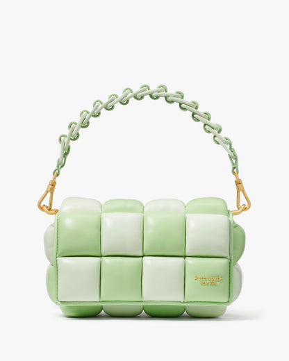 KateSpade Boxxy Colorblocked East west Crossbody Serene Green Multi