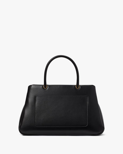 KateSpade Grace Fine Grain Leather Medium Satchel Black