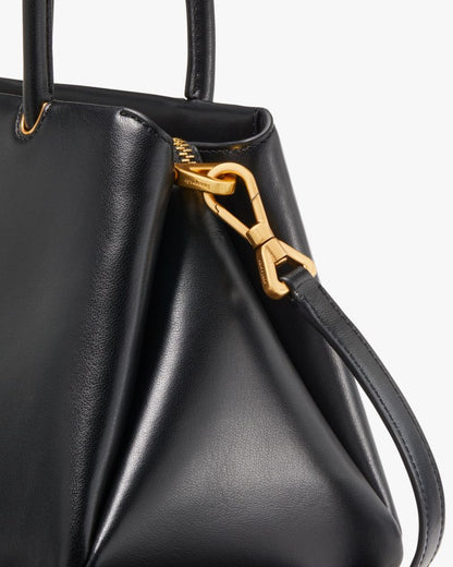 KateSpade Grace Fine Grain Leather Medium Satchel Black