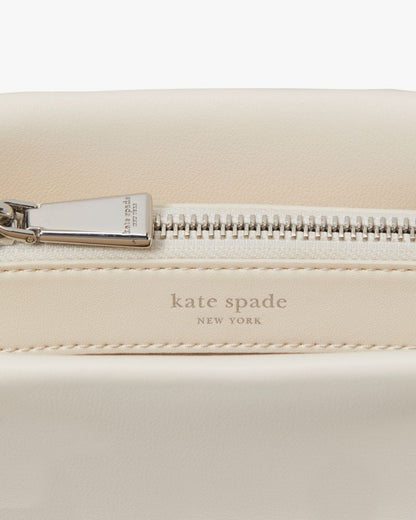 KateSpade Grace Fine Grain Leather Medium Satchel Cream