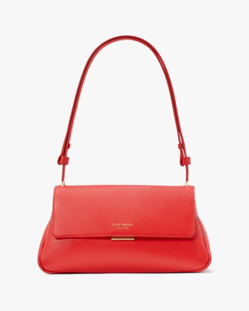 KateSpade Grace Convertible Shoulder Bag Flame Scarlet