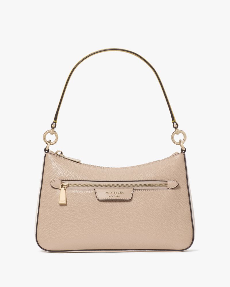 KateSpade Hudson Colorblocked Convertible Crossbody Timeless Taupe Multi