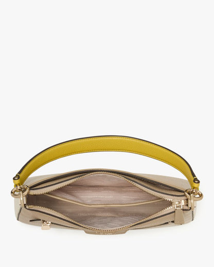 KateSpade Hudson Colorblocked Convertible Crossbody Timeless Taupe Multi