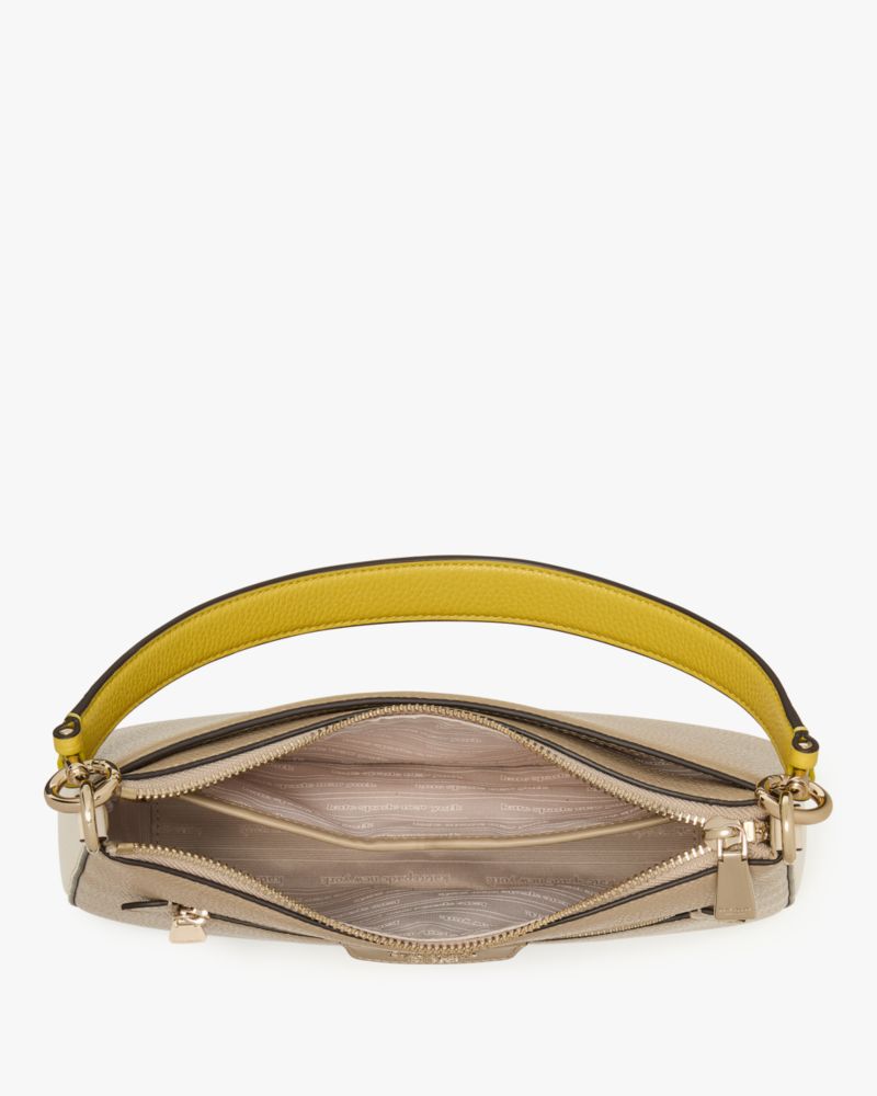 KateSpade Hudson Colorblocked Convertible Crossbody Timeless Taupe Multi