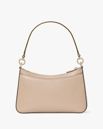 KateSpade Hudson Colorblocked Convertible Crossbody Timeless Taupe Multi