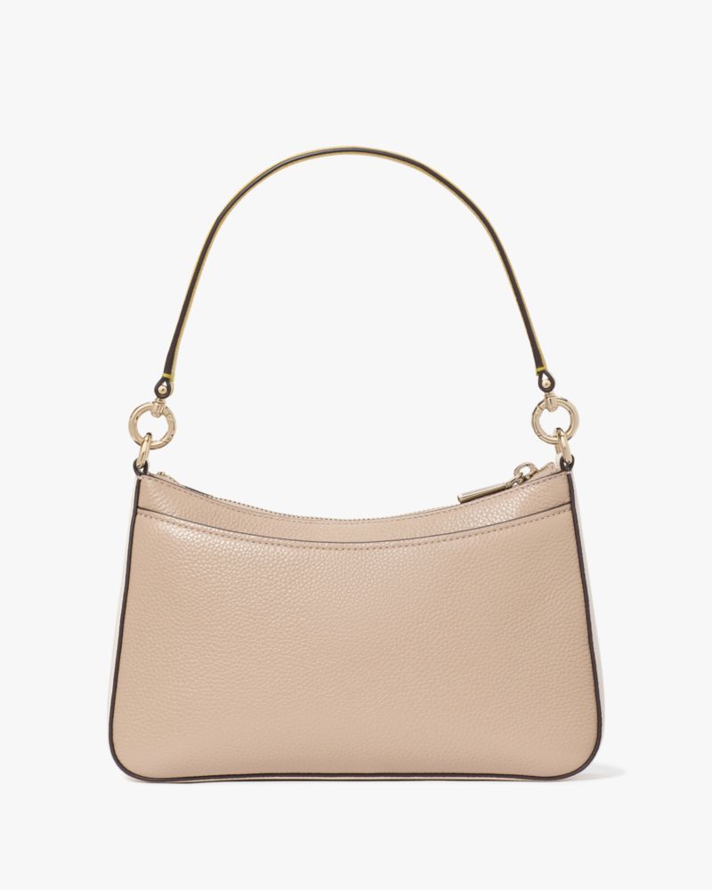 KateSpade Hudson Colorblocked Convertible Crossbody Timeless Taupe Multi