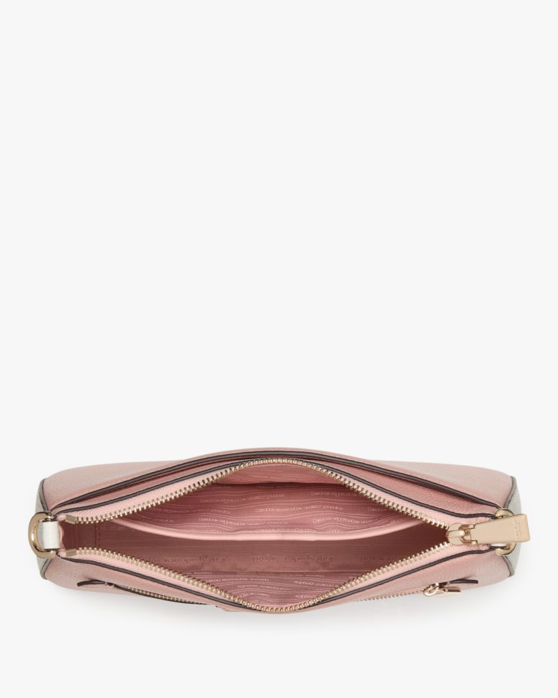 KateSpade Hudson Colorblocked Convertible Crossbody Rose Smoke Multi
