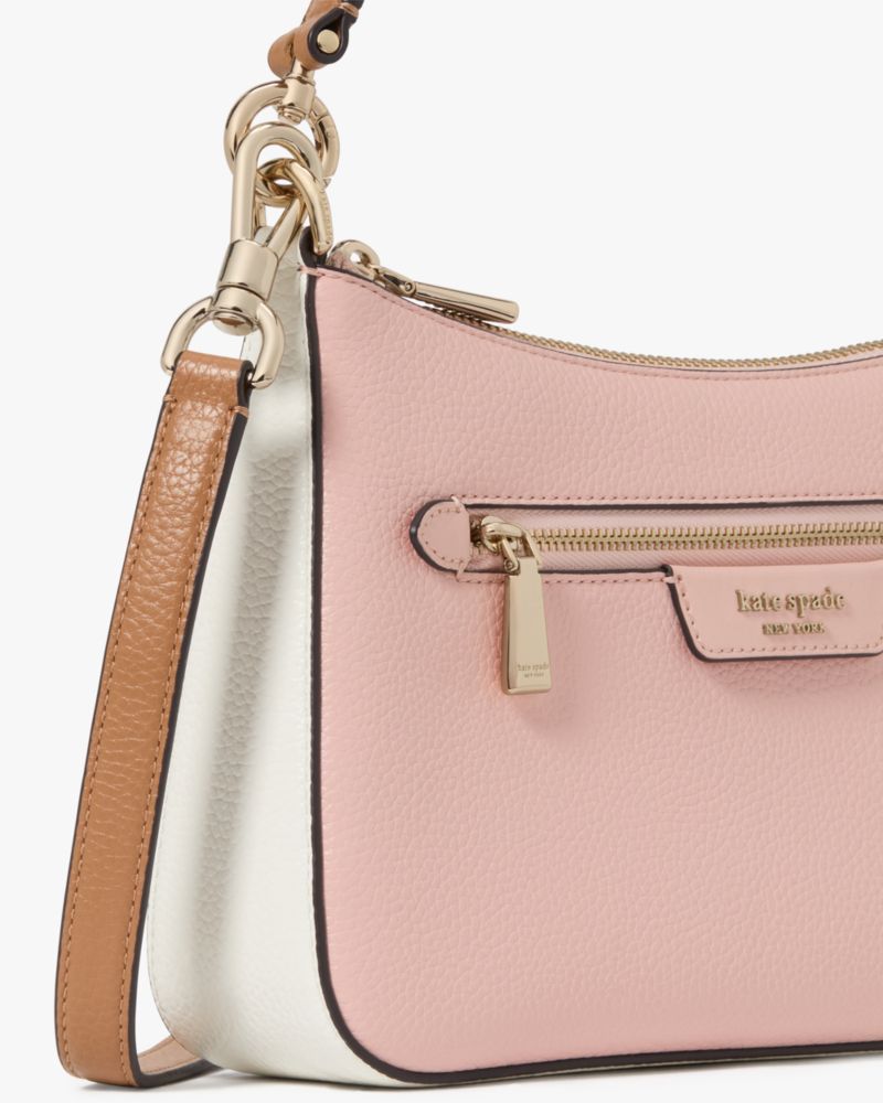 KateSpade Hudson Colorblocked Convertible Crossbody Rose Smoke Multi