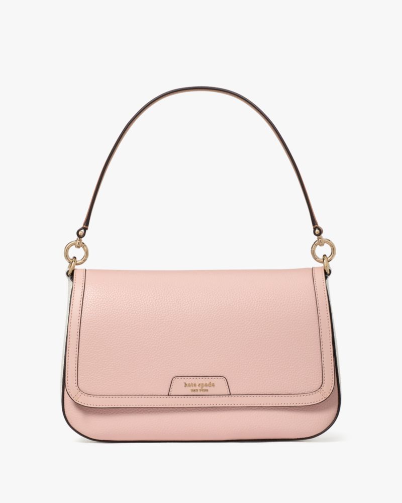 KateSpade HUDSON convertible shoulder bag  Rose Smoke Multi