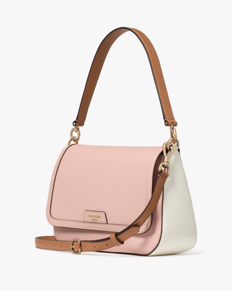 KateSpade HUDSON convertible shoulder bag  Rose Smoke Multi