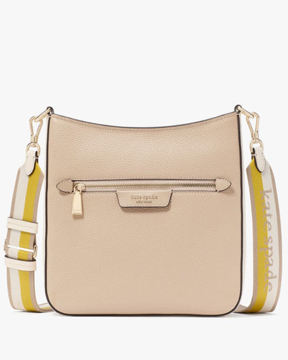KateSpade HUDSON messenger crossbody bag  Timeless Taupe Multi