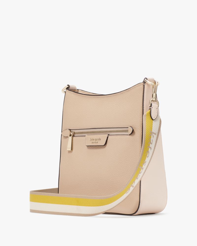 KateSpade HUDSON messenger crossbody bag  Timeless Taupe Multi