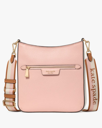 KateSpade HUDSON messenger crossbody bag  Rose Smoke Multi