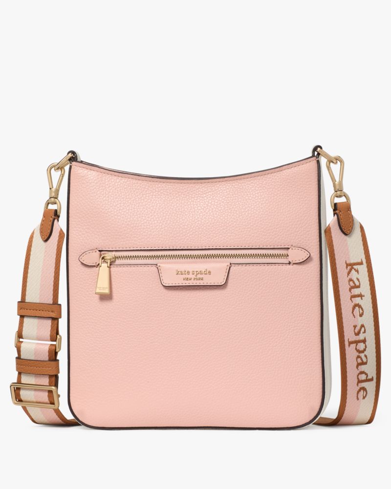 KateSpade HUDSON messenger crossbody bag  Rose Smoke Multi