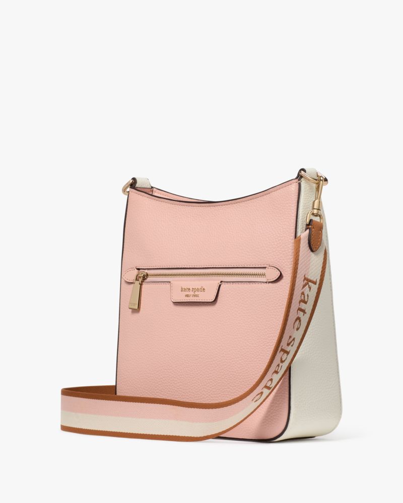 KateSpade HUDSON messenger crossbody bag  Rose Smoke Multi