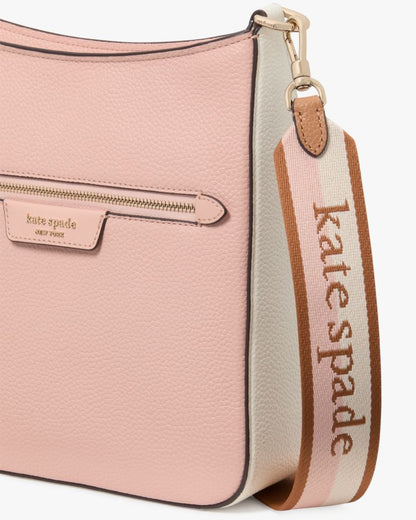 KateSpade HUDSON messenger crossbody bag  Rose Smoke Multi