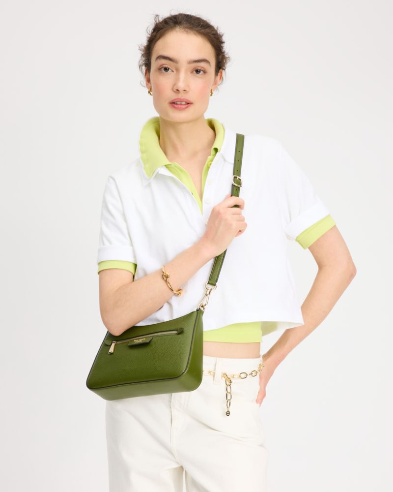 KateSpade HUDSON convertible crossbody bag Jungle Vine
