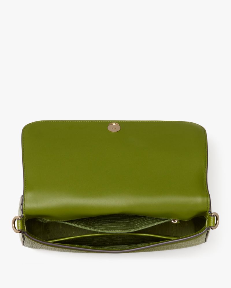 KateSpade Hudson Convertible Flap Shoulder Bag Jungle Vine