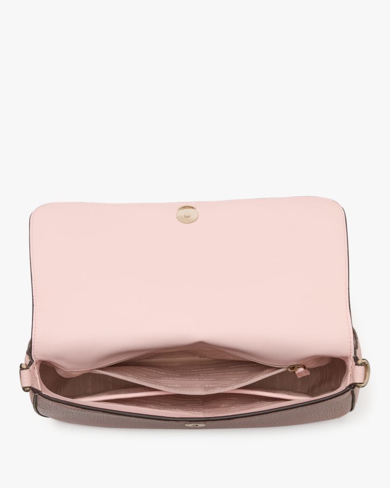 KateSpade Hudson Convertible Flap Shoulder Bag Pastry Pink