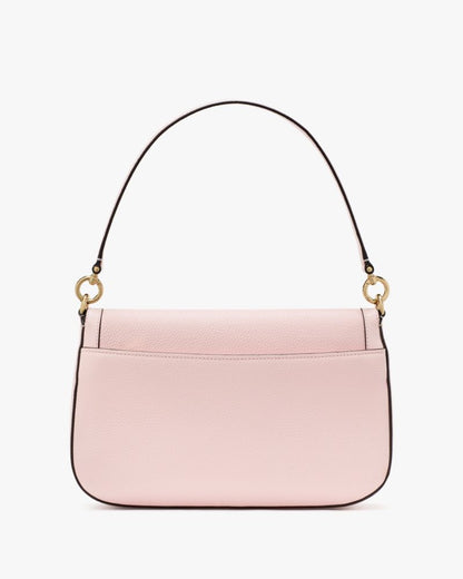KateSpade Hudson Convertible Flap Shoulder Bag Pastry Pink
