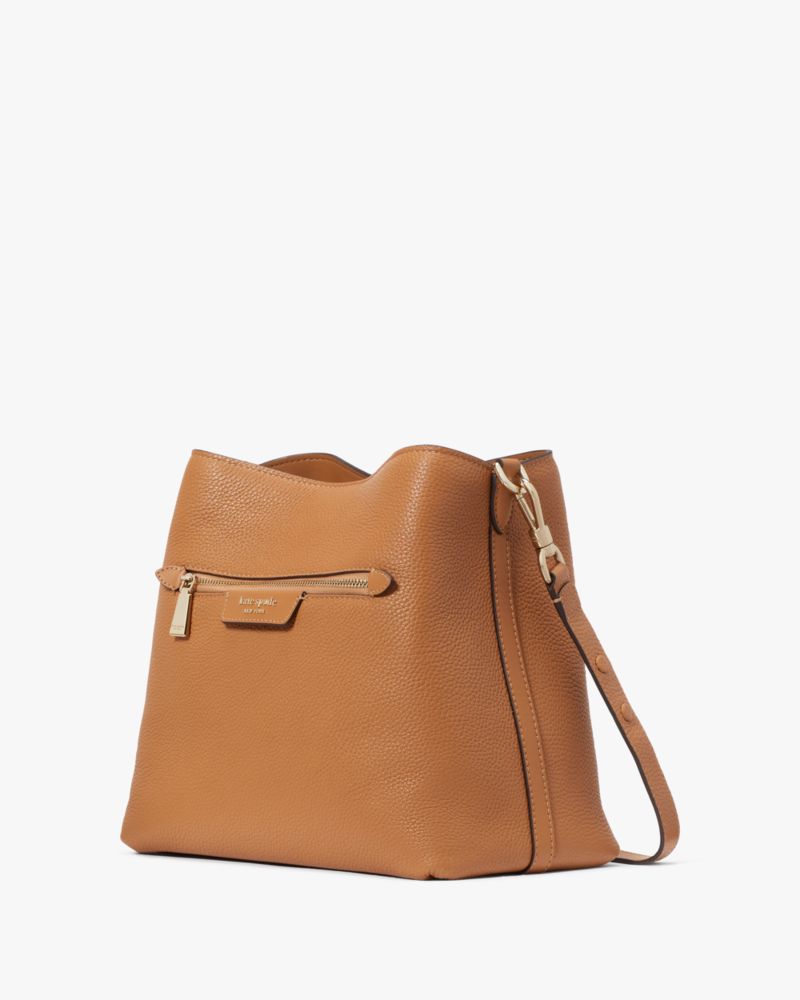 KateSpade Hudson Pebbled Leather Shoulder Bag Bungalow