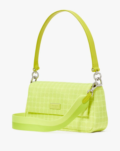 KateSpade Noel Jacquard Convertible Crossbody Wasabi Multi
