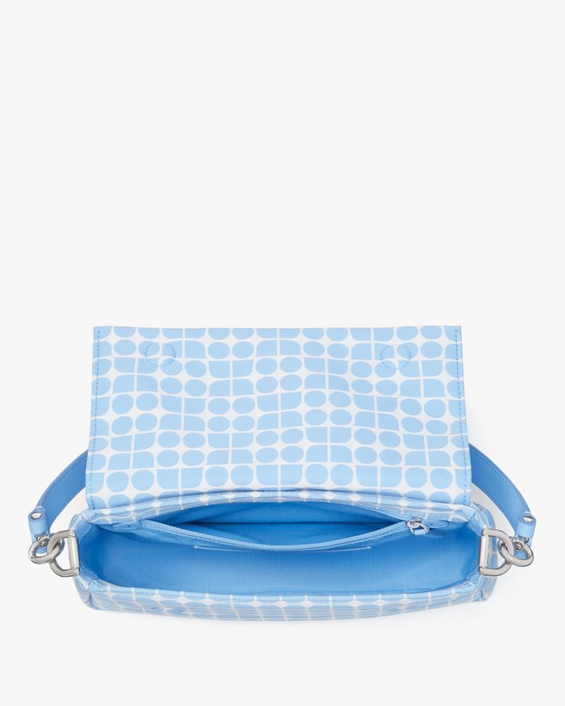 KateSpade Noel Jacquard Convertible Crossbody Astral Blue Multi