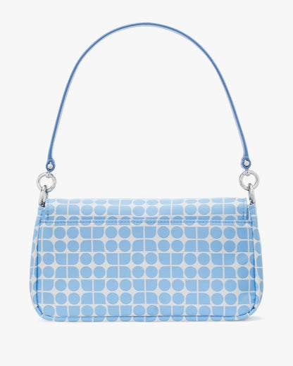 KateSpade Noel Jacquard Convertible Crossbody Astral Blue Multi