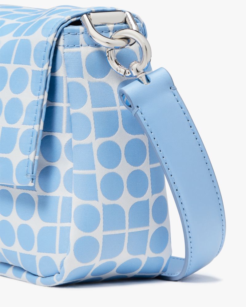 KateSpade Noel Jacquard Convertible Crossbody Astral Blue Multi