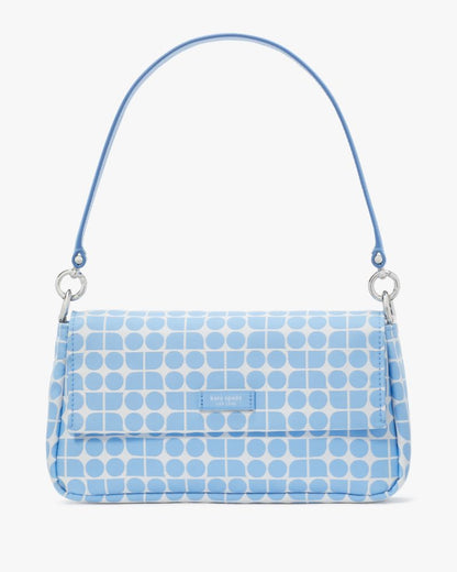 KateSpade Noel Jacquard Convertible Crossbody Astral Blue Multi