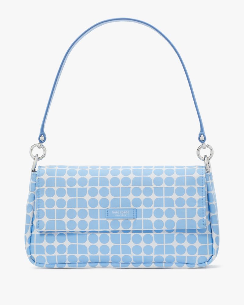 KateSpade Noel Jacquard Convertible Crossbody Astral Blue Multi