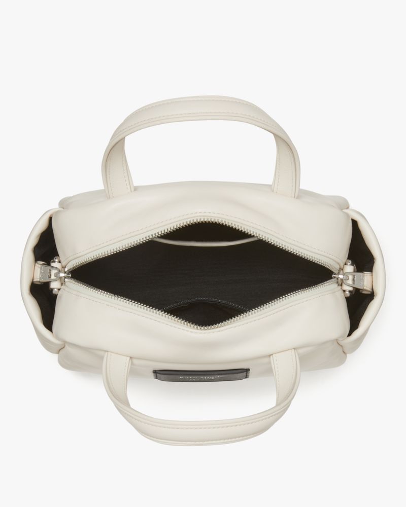 KateSpade Puffed Satchel Parchment