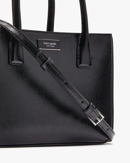 KateSpade Sam Icon Square Tote Black