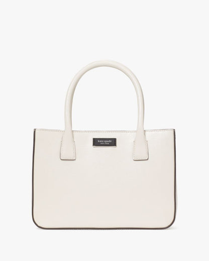 KateSpade Sam Icon Square Tote Parchment