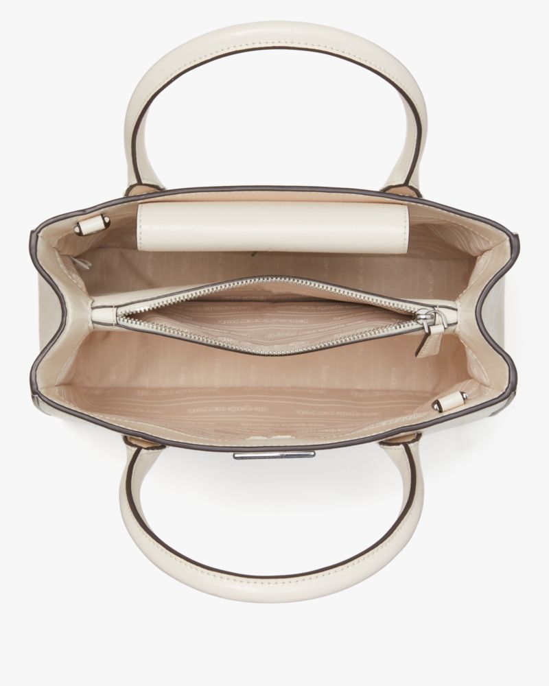 KateSpade Sam Icon Square Tote Parchment