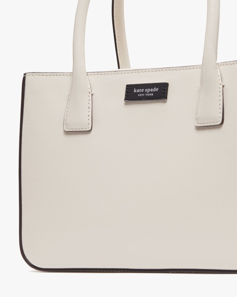 KateSpade Sam Icon Square Tote Parchment
