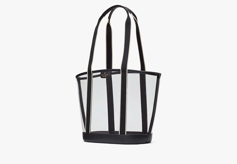 Clare See Through Tote Black Multi Black Multi