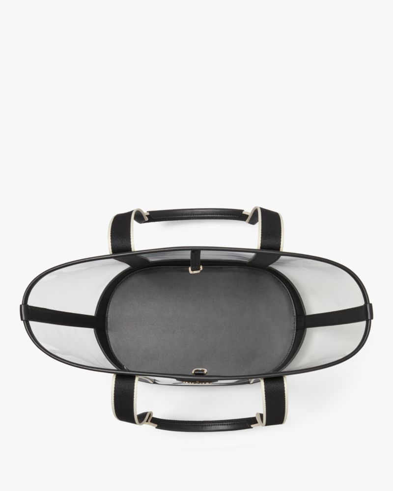 KateSpade Clare See Through Tote Black Multi