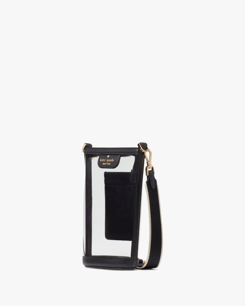 KateSpade Clare Clear Phone Crossbody Black Multi