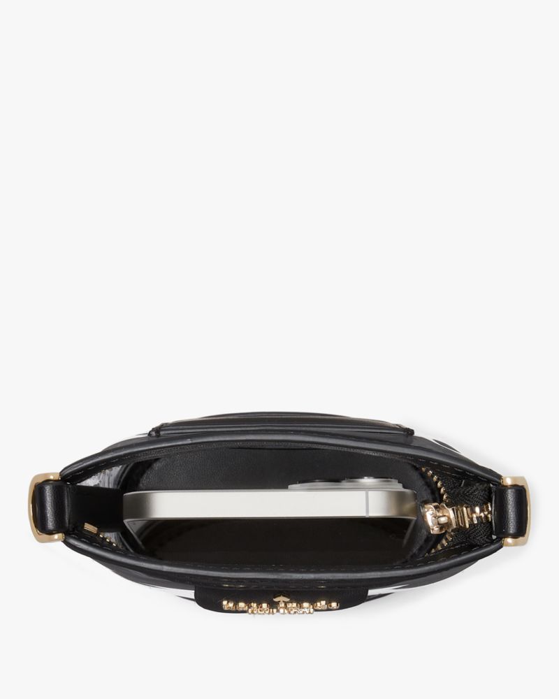 KateSpade Clare Clear Phone Crossbody Black Multi