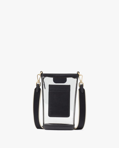 KateSpade Clare Clear Phone Crossbody Black Multi