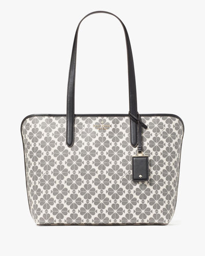 KateSpade Signature Spade Flower Large Tote Black Multi