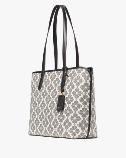 KateSpade Signature Spade Flower Large Tote Black Multi