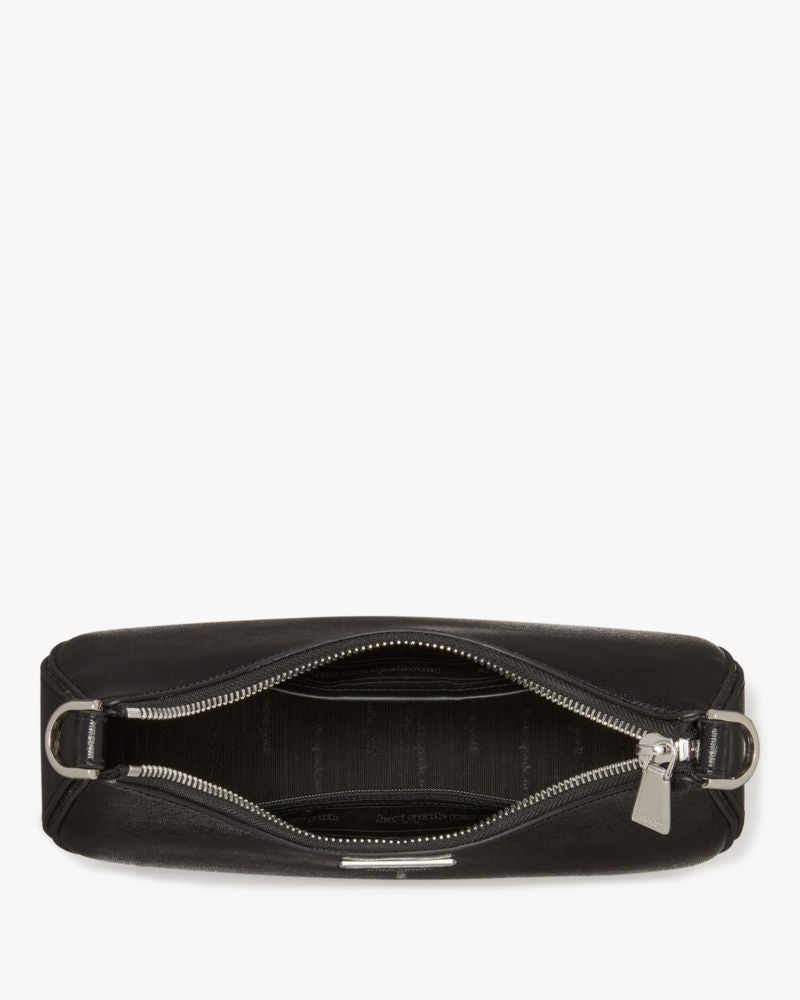 KateSpade Sam Icon Shiny Small Convertible Crossbody Black